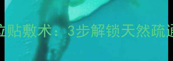 乳腺保养新宠妇因美穴位贴敷术3步解锁天然疏通法告别乳腺堵塞和胀痛