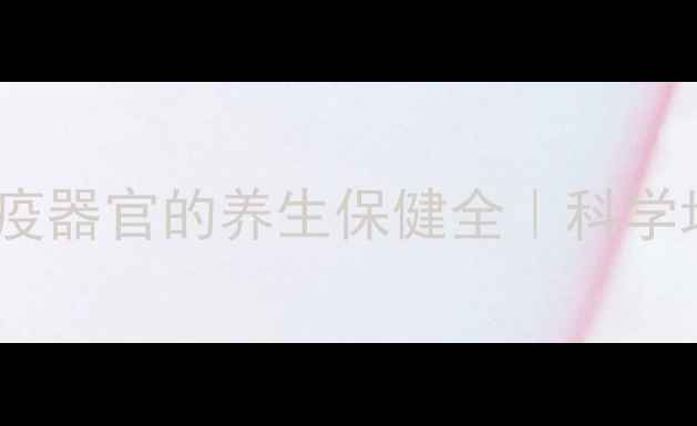 免疫力基石五大免疫器官的养生保健全科学增强体质的黄金指南