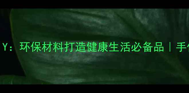 养生手提包DIY环保材料打造健康生活必备品手作教程功效