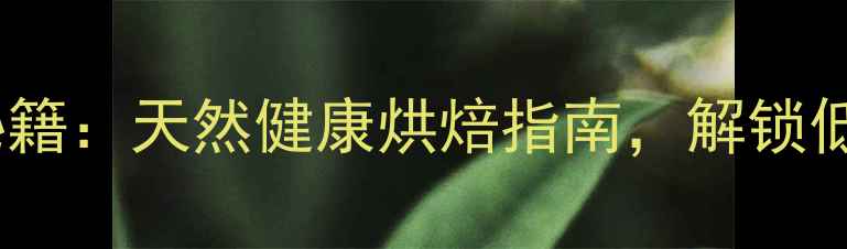双效泡打粉养生秘籍天然健康烘焙指南解锁低糖低脂营养食谱