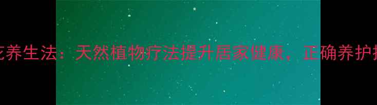 图片 啤酒浇兰花养生法：天然植物疗法提升居家健康，正确养护技巧与功效