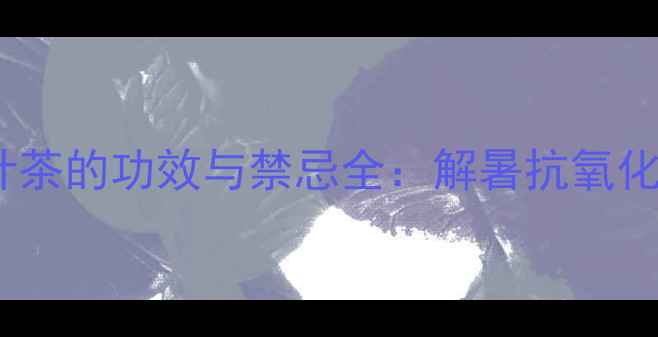夏季养生必备桑叶茶的功效与禁忌全解暑抗氧化控糖护肝的黄金饮