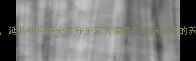 图片 如何正确养护铁锅，延长使用寿命并守护家人健康？铁锅防锈的养生智慧与科学方法