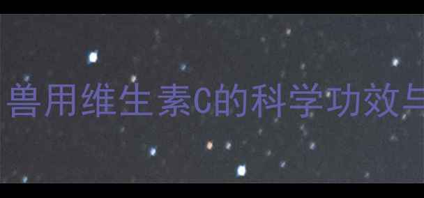 图片 宠物保健必看！兽用维生素C的科学功效与天然补充指南2