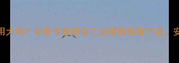 图片 幸福伤风素副作用大吗？中医专家教你三步缓解感冒不适，安全替代方案推荐