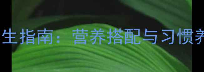 幼儿园阶段儿童养生指南营养搭配与习惯养成助力健康成长