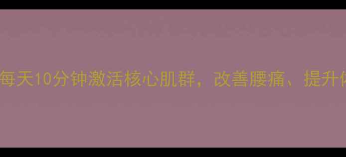 图片 扭腰机养生新趋势：每天10分钟激活核心肌群，改善腰痛、提升体态的三大科学原理2