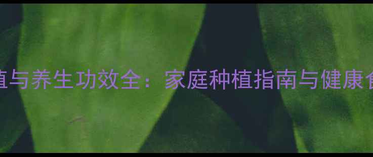 图片 拐枣种植与养生功效全：家庭种植指南与健康食谱搭配