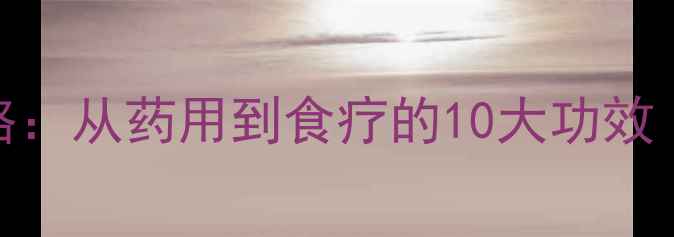 图片 梅花养生全攻略：从药用到食疗的10大功效（附使用指南）