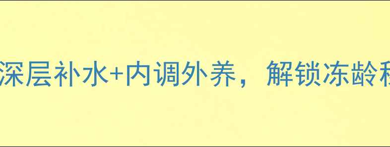爱芙莱玻尿酸抗衰老全攻略深层补水内调外养解锁冻龄秘籍附科学原理使用指南