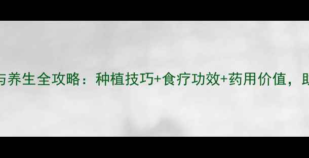 图片 甘露子种植与养生全攻略：种植技巧+食疗功效+药用价值，助你健康生活