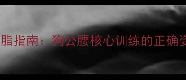 男性腰腹赘肉减脂指南狗公腰核心训练的正确姿势与科学方法