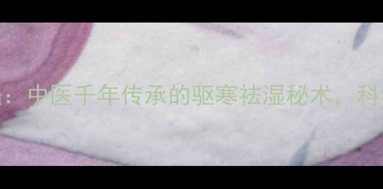 白酒搓后背养生法中医千年传承的驱寒祛湿秘术科学背后的经络原理