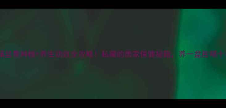 石菖蒲盆景种植养生功效全攻略私藏的居家保健秘籍养一盆胜喝十杯茶