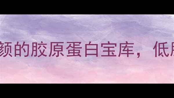 图片 肉皮冻养生食谱：美容养颜的胶原蛋白宝库，低脂高蛋白的冬季滋补佳品2