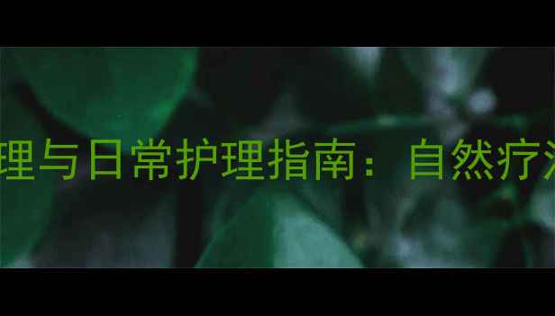 肛门坠胀的中医调理与日常护理指南自然疗法症状缓解全攻略