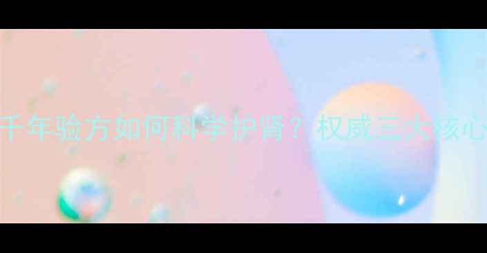 肾衰宁片中医千年验方如何科学护肾权威三大核心功效与使用指南