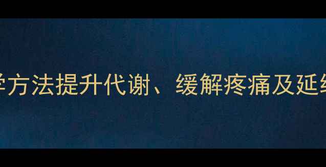 腿部力量锻炼与养生科学方法提升代谢缓解疼痛及延缓衰老附详细训练指南