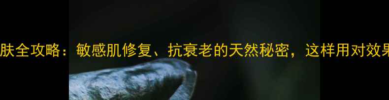 芦荟胶护肤全攻略敏感肌修复抗衰老的天然秘密这样用对效果翻倍