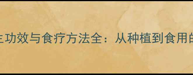 荔枝的养生功效与食疗方法全从种植到食用的健康指南