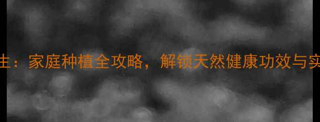 图片 葫芦养生：家庭种植全攻略，解锁天然健康功效与实用技巧