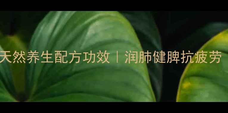 蒲公英人参茶天然养生配方功效润肺健脾抗疲劳推荐养生茶饮