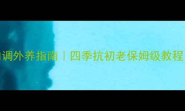 图片 防晒霜正确使用+内调外养指南｜四季抗初老保姆级教程（附懒人打卡表）2