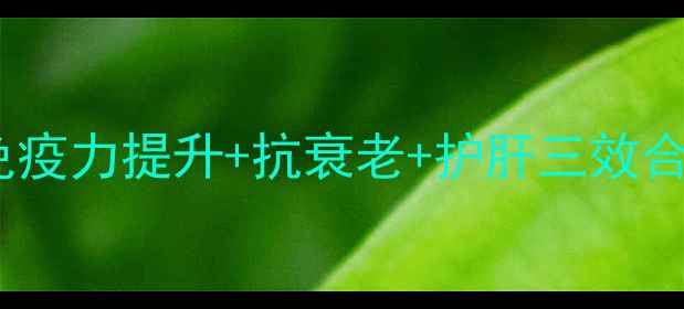 香菇口服液养生指南免疫力提升抗衰老护肝三效合一亲测喝出好气色