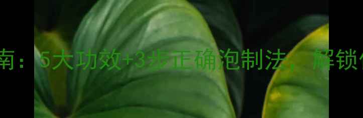 图片 鹿茸泡酒养生指南：5大功效+3步正确泡制法，解锁传统药酒新价值2