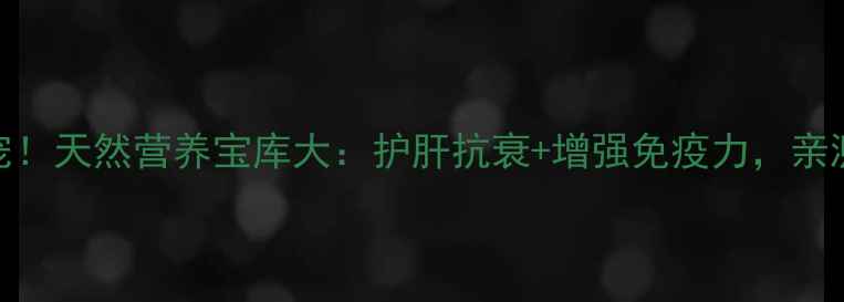 图片 🌟沙棘片养生新宠！天然营养宝库大：护肝抗衰+增强免疫力，亲测有效的5大功效1