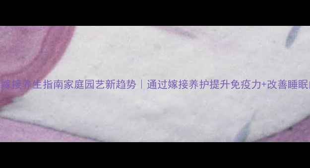 图片 🌵仙人球嫁接养生指南家庭园艺新趋势｜通过嫁接养护提升免疫力+改善睡眠的秘诀！