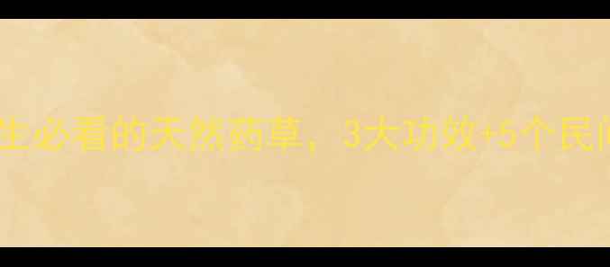 图片 🌿南细辛：中医养生必看的天然药草，3大功效+5个民间偏方大公开！💊1
