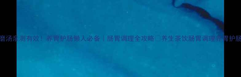 图片 🌿汉森四磨汤亲测有效！养胃护肠懒人必备｜肠胃调理全攻略✨养生茶饮肠胃调理养胃护肠懒人养生