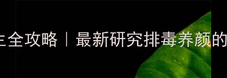 图片 🌿藩泄叶养生全攻略｜最新研究排毒养颜的天然宝藏！2