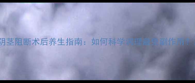 图片 🌿阴茎阻断术后养生指南：如何科学调理避免副作用？🌿2